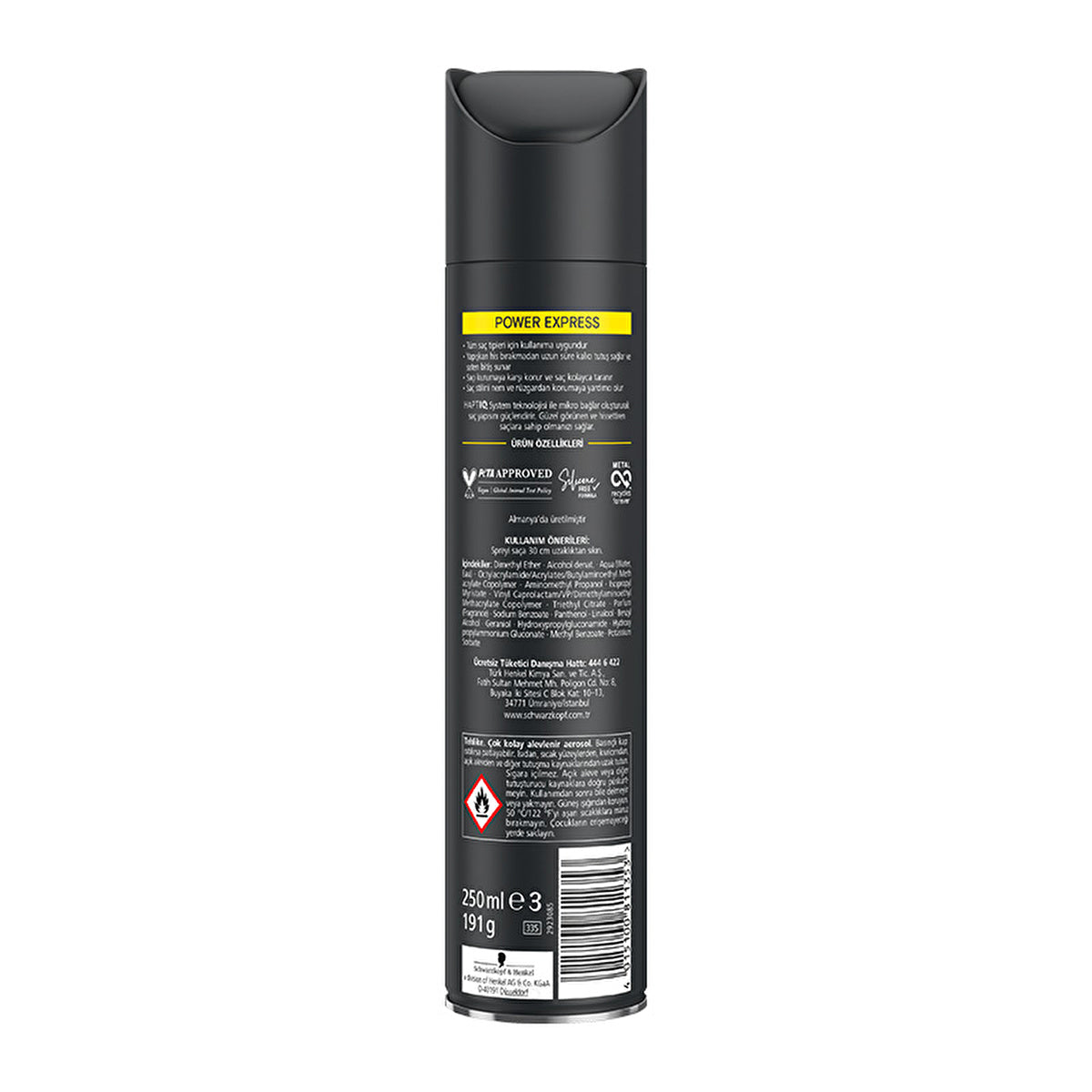 Taft Power Express Hair Spray 250ml - Lasting Hold | Strong Hold - Image #6