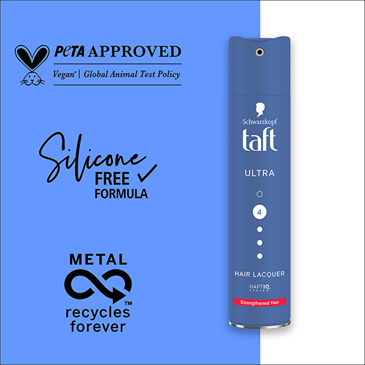 Taft Ultra Hair Spray 250ml - Strong Hold | Long Lasting