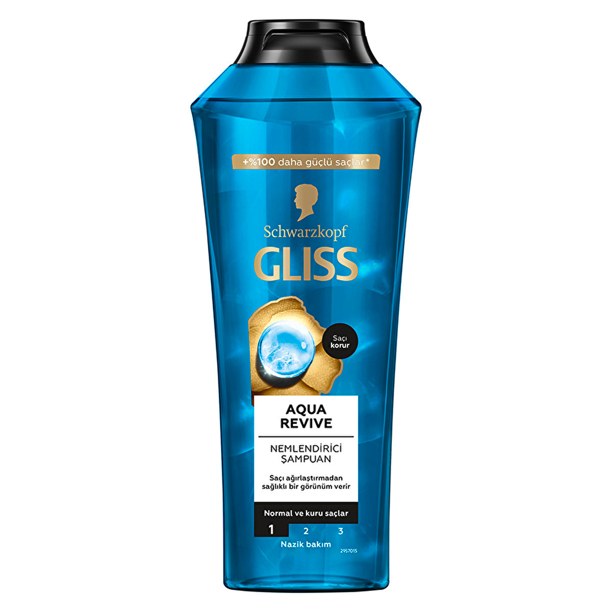 Gliss Aqua Revive Moisturizing Shampoo 400ml - For Normal & Dry Hair - Image #4