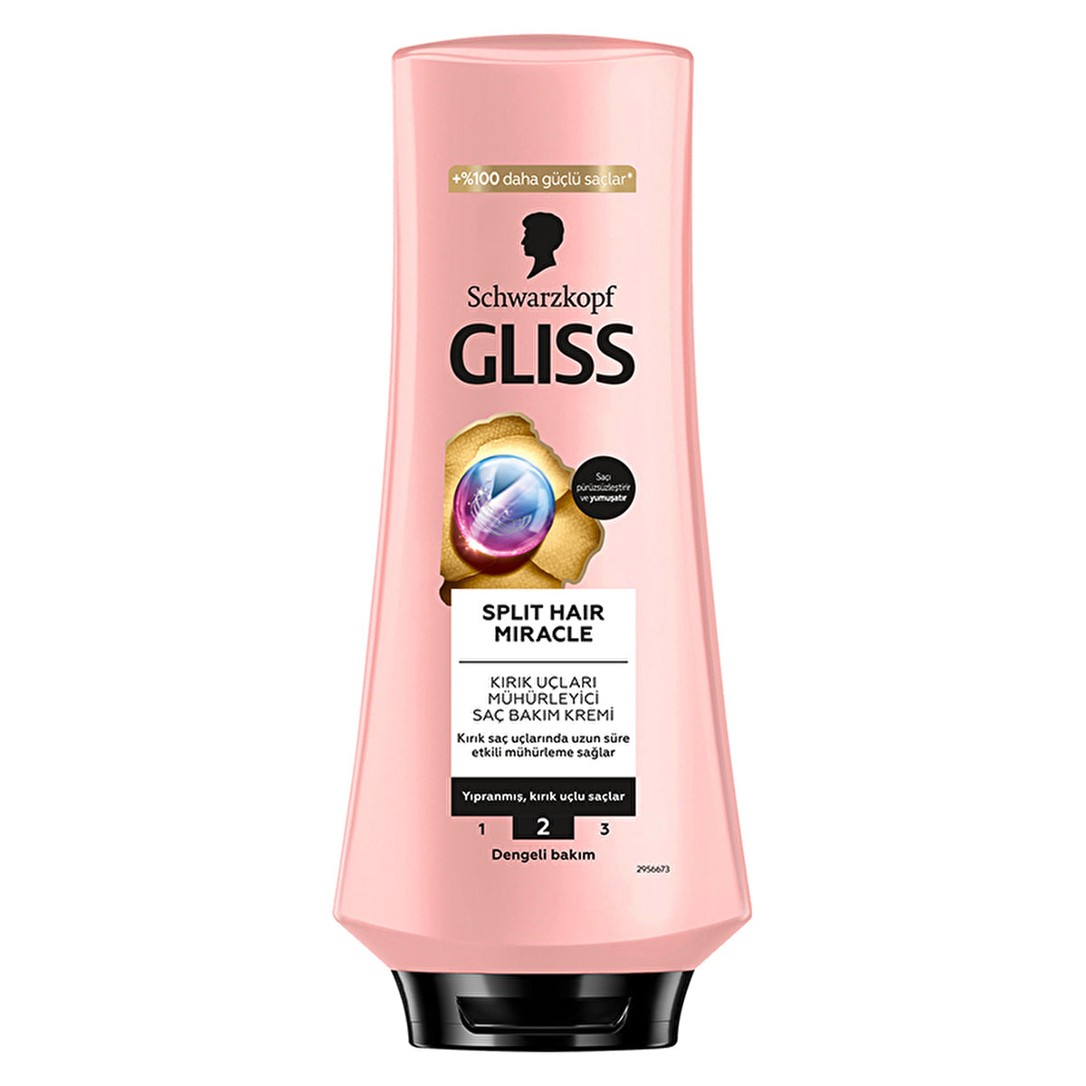 Gliss Split Hair Miracle Conditioner - Ionic Complex & Grape Seed Oil | 12 Fl Oz