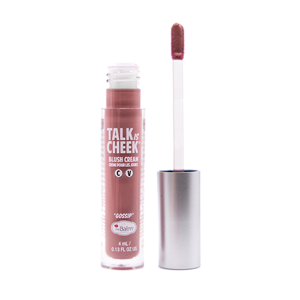 theBalm Talk Is Cheek Liquid Blush Gossip - Vegan Formula | 0.23 Fl Oz - Image #1