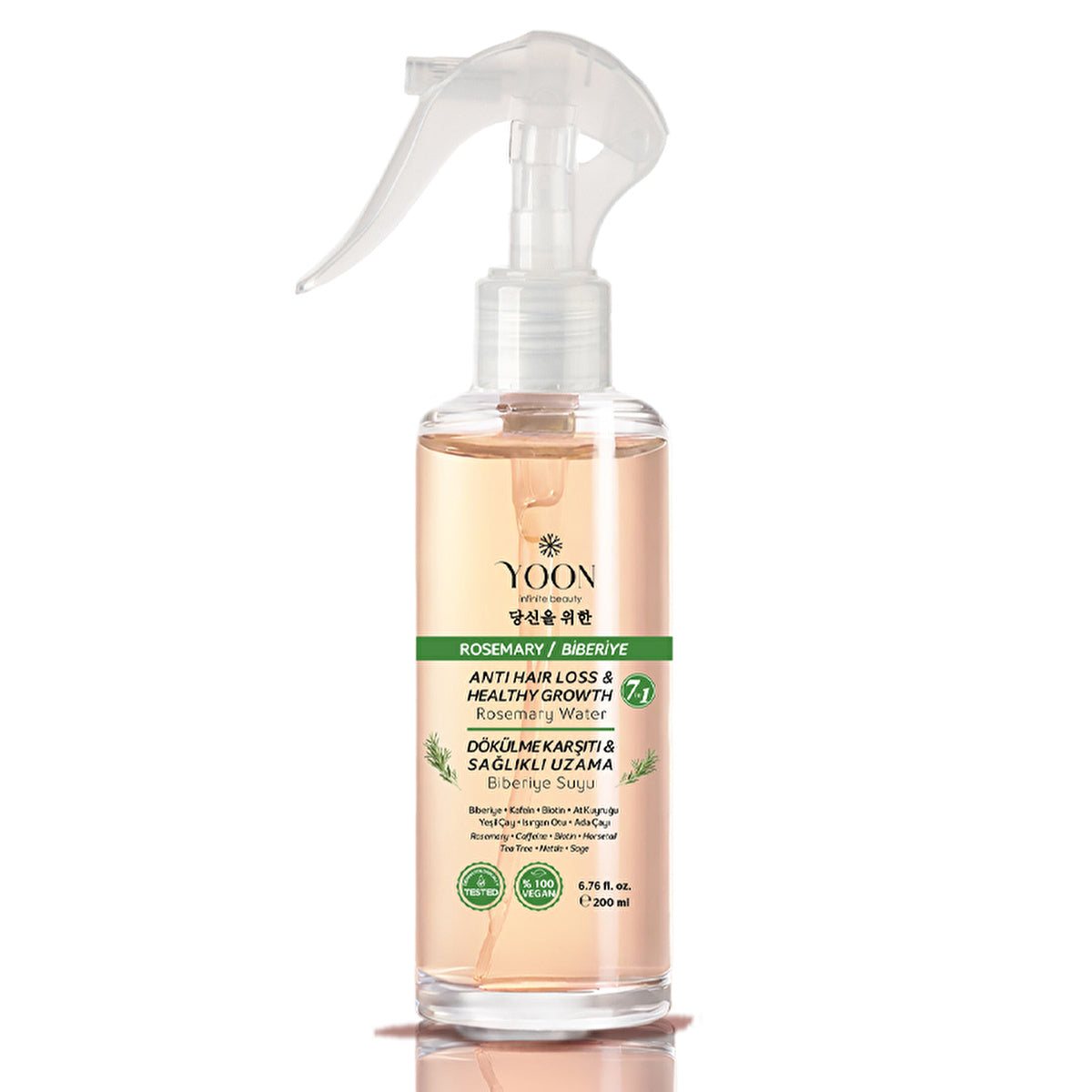 Yoon Rosemary Hair Care Spray 200ml - Hair Growth & Strength