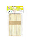 Wooden Craft Sticks 15cm - 50 Pack | Natural Finish
