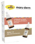 Maruderm Vitamin C Serum & Caffeine Eye Serum Set - 30ml Each | Brightening Care - Image 