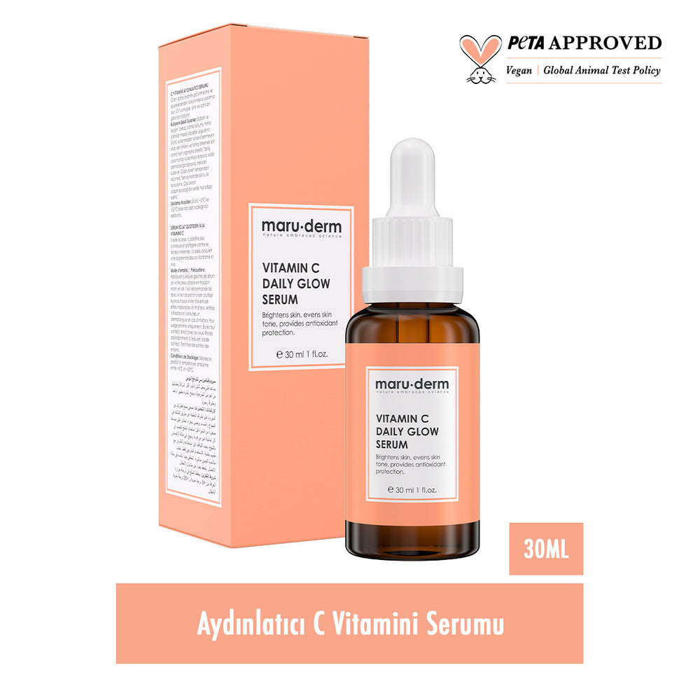 Maruderm Vitamin C Serum & Caffeine Eye Serum Set - 30ml Each | Brightening Care - Image #2