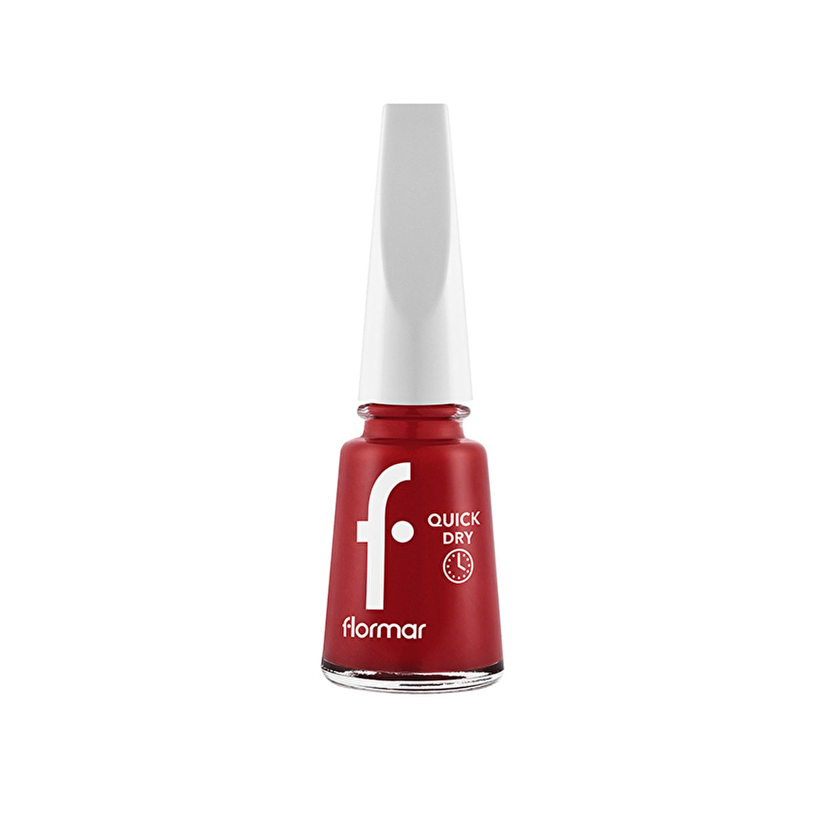 Flormar Quick Dry Nail Polish Red Flag - High Pigment | 004 - Image #2