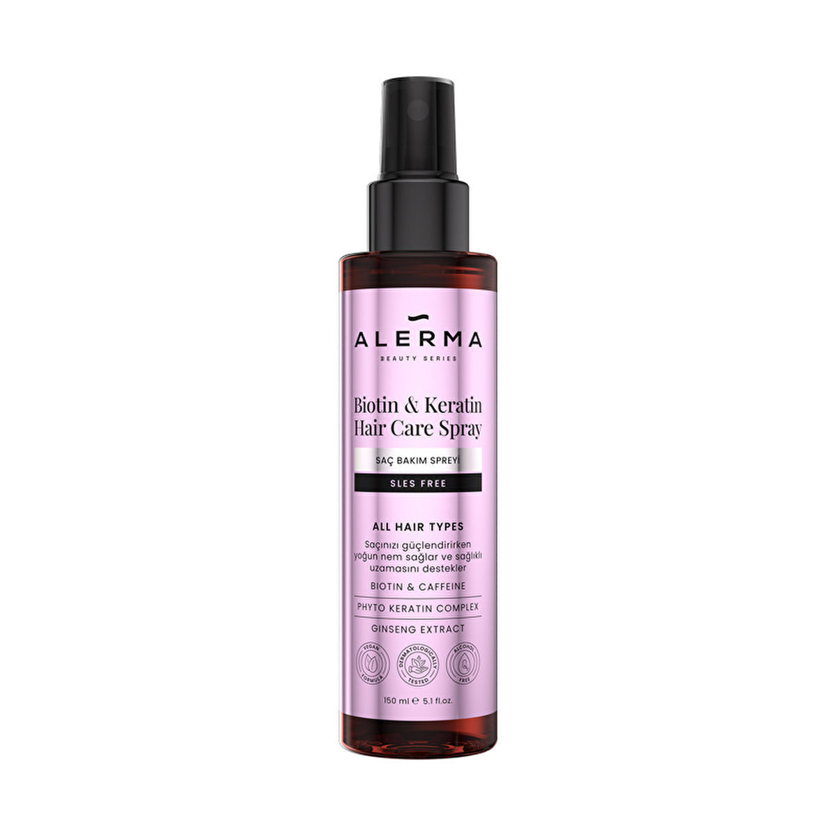 Biotin & Keratin Hair Care Spray 150ML - Strengthens Hair | Alerma