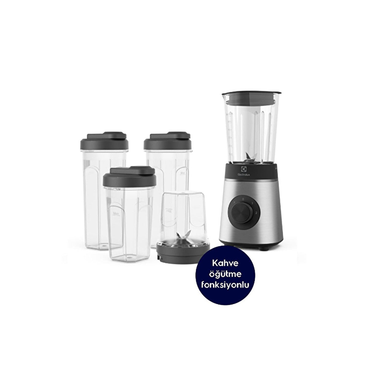 Electrolux Compact Smoothie Blender E4CB1-6ST - 3-in-1 Portable Bottle - Image #1