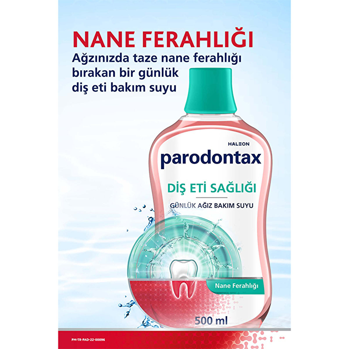 Parodontax Mouthwash Refreshing Mint 500ml - Alcohol-Free