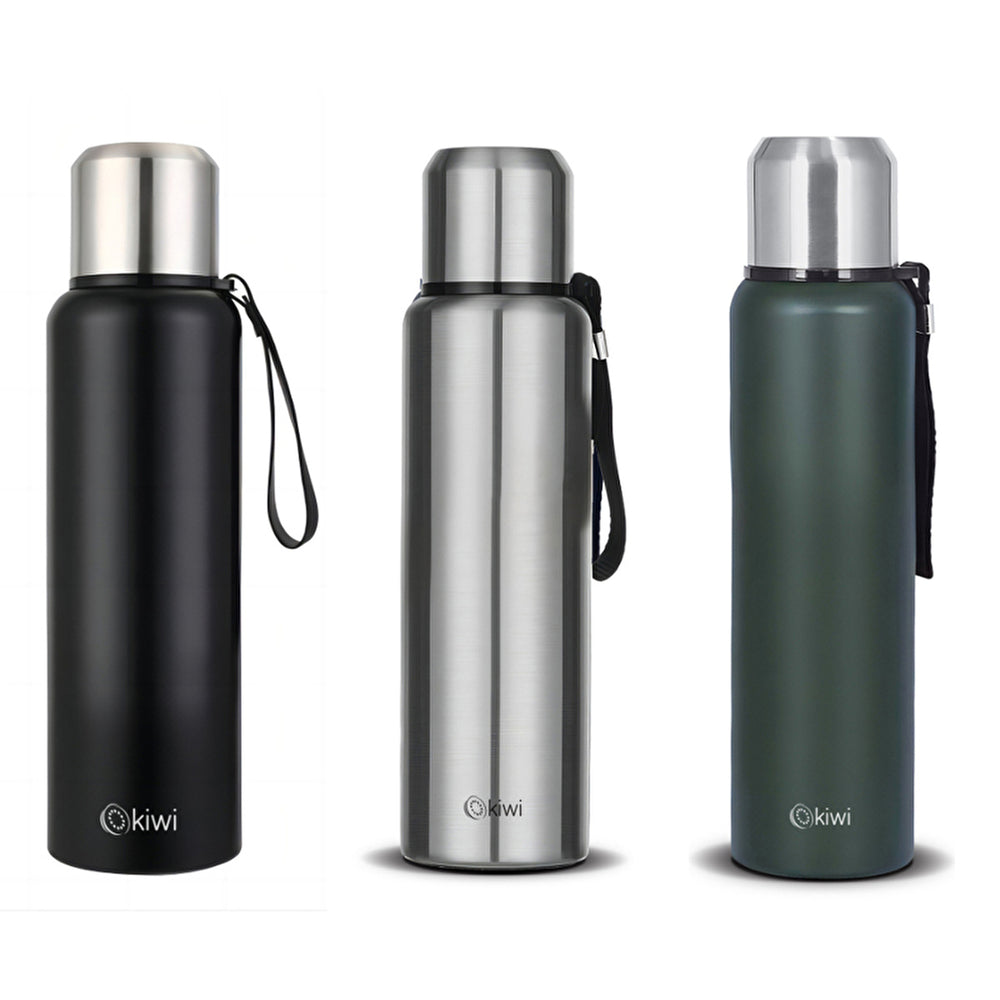 Kiwi Stainless Steel Thermos 850ml - Double Wall Insulation | Assorted Colors - Image #1