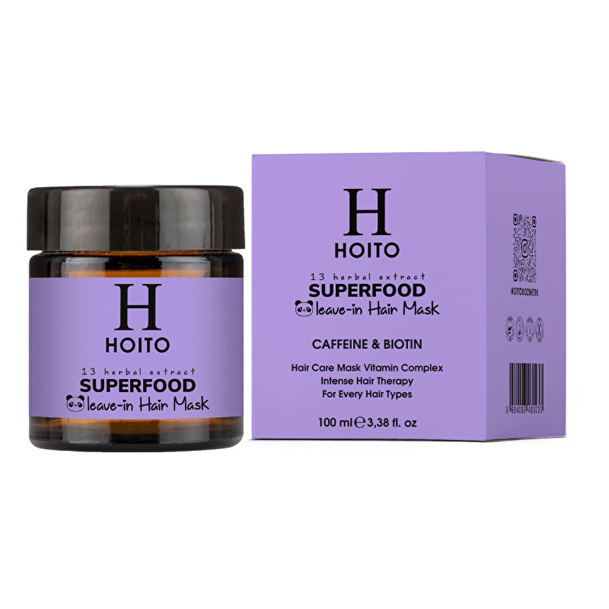 Hoito Superfood Leave-In Hair Mask 3.38oz - Nourishing Formula