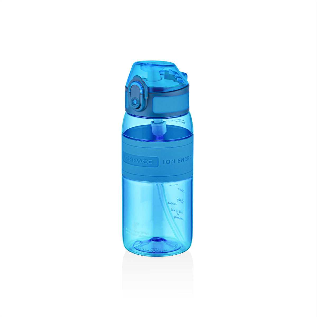 Uzspace Tritan Water Bottle 450ml - BPA Free Turquoise | Durable Design - Image #1