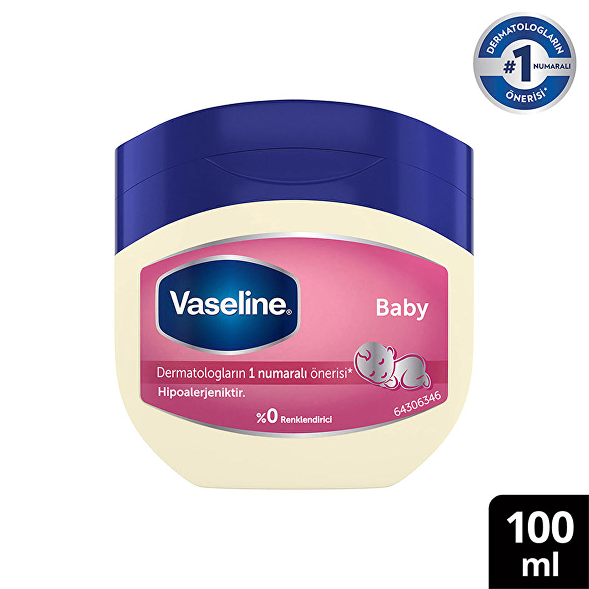 Vaseline Baby Moisturizing Gel 100ml - 24 Hour Hydration | Hypoallergenic