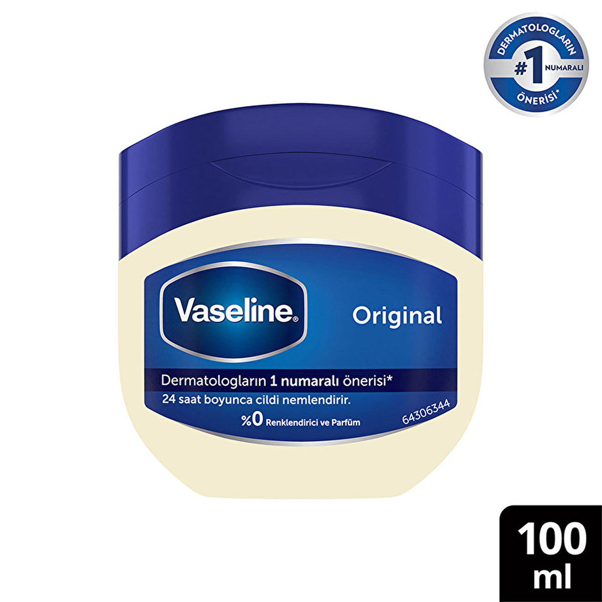 Vaseline Original Moisturizing Gel 3oz - 24 Hour Hydration | Dermatologist Recommended