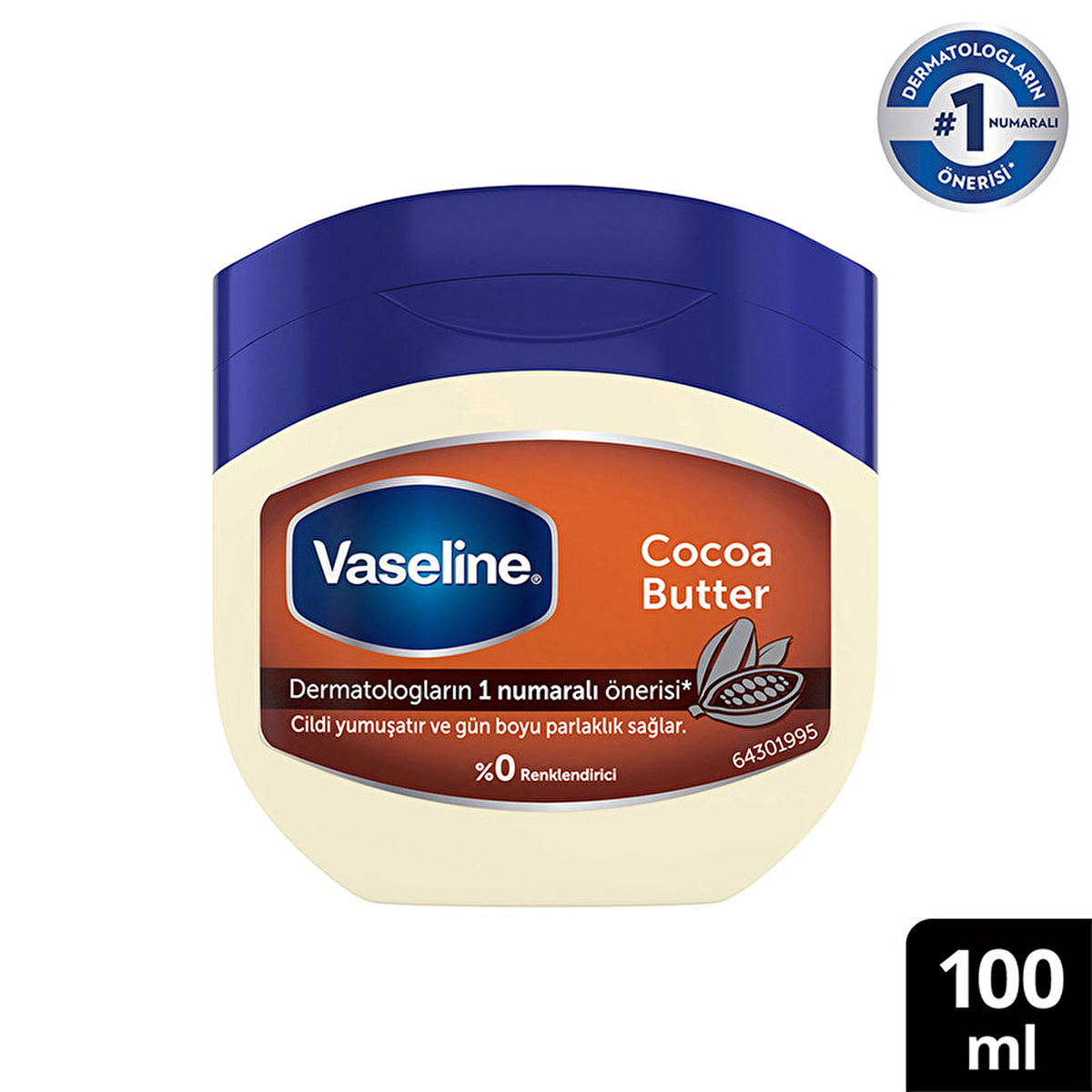 Vaseline Cocoa Butter Moisturizing Gel 3.38oz - Deep Hydration | Dermatologist Recommended