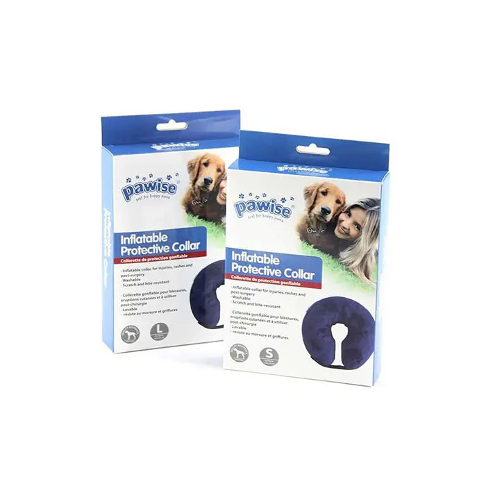 Pawise Inflatable Protective Dog Collar for Recovery Small 25cm