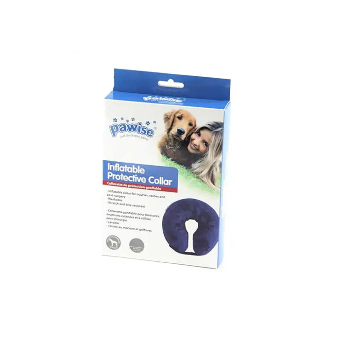 Pawise Protective Inflatable Dog Collar for Recovery Large 33-45cm
