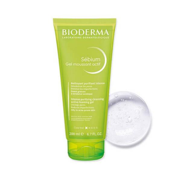 Bioderma Sebium Active Cleansing Gel for Acne-Prone Skin - Deep Cleansing, Salicylic & Glycolic Acid, 6.76 fl oz Bioderma Sebium Active Cleansing Gel for Acne-Prone Skin cleansing gel, Bioderma Sebium Active, acne-prone skin care, salicylic acid cleanser, glycolic acid face wash, gentle cleansing, deep cleansing, acne treatment, skincare routine, face wash, body wash, oily skin solution, blackhead removal, skin smoothing, gentle exfoliation