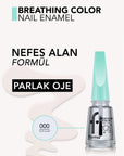 Flormar Breathing Color Breathable Top Coat Nail Polish 11ml