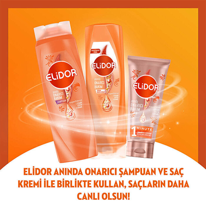 Elidor Instant Repair Hair Mask 160ml - Restores Damaged Hair | Premium Quality - view 6