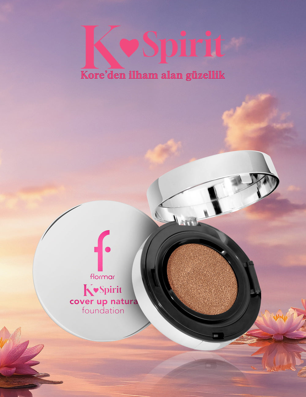 Flormar K-Spirit Cover Up Cushion Foundation 15g