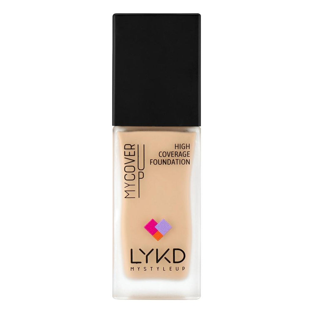 LYKD High Coverage Foundation Silk Ivory 166 for Even Skin Tone