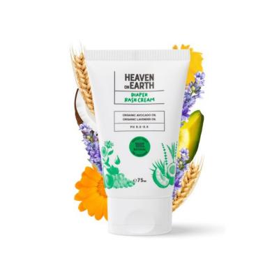 Heaven On Earth Natural Diaper Cream for Babies - Organic, Non-Nano Zinc Oxide, 2.54 fl oz Natural Diaper Cream for Babies - Organic & Non-Nano Zinc Oxide natural diaper cream, organic baby skin care, diaper rash treatment, non-nano zinc oxide diaper cream, baby skincare products, gentle diaper cream, nourishing diaper cream, soothing diaper cream, safe for newborns, sensitive skin care