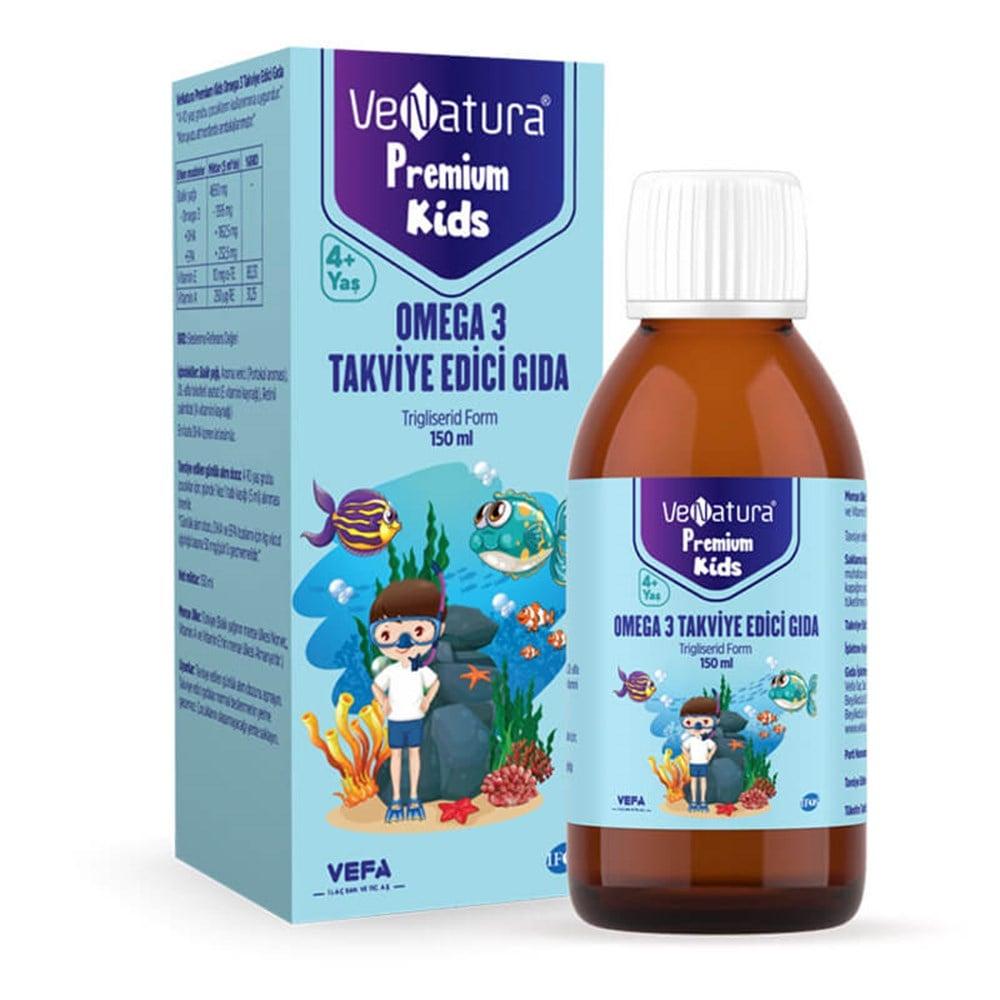 VeNatura Kids Premium Omega 3 Supplement: Delicious Orange Flavor for Brain & Immune Support (150ml) - image 5