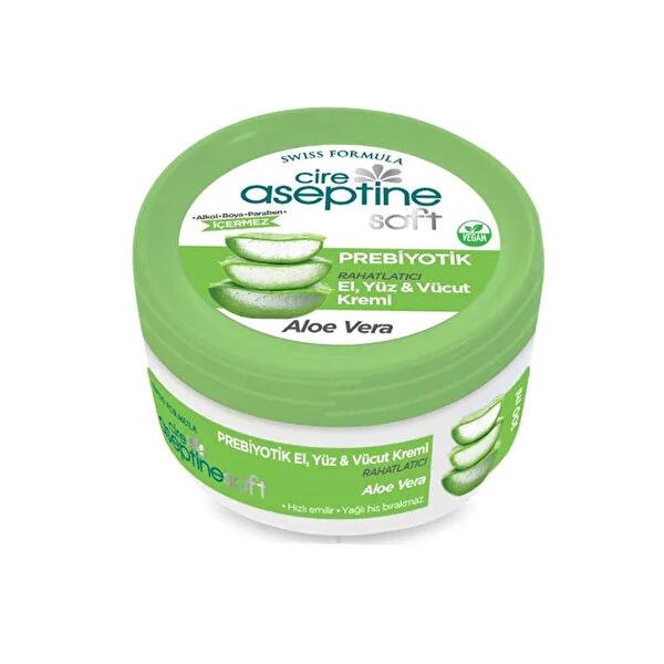 Cire Aseptine Soft Prebiyotik Aloe Vera Moisturizing Cream - Nourishing, Paraben-Free Skincare with Prebiotics, 3.38 fl oz Cire Aseptine Aloe Vera Moisturizing Cream - Nourishing & Paraben-Free moisturizing cream, aloe vera cream, prebiotic skincare, dermatologically tested cream, paraben-free skincare, natural skincare products, nourishing cream, hydrating cream, skincare for dry skin, skincare for sensitive skin, gentle skincare, prebiotic moisturizer