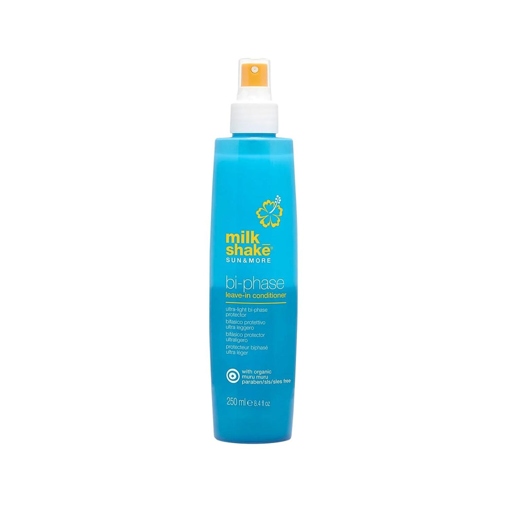 milk_shake Sun & More Bi-Phase Leave-In Hair Cream with Sun Protection - 250ml milk_shake Sun & More Bi-Phase Hair Cream leave-in hair cream, sun protection for hair, bi-phase hair product, milk_shake Sun & More, hair care product, hair protection, UV protection for hair, nourishing hair cream, conditioning hair treatment