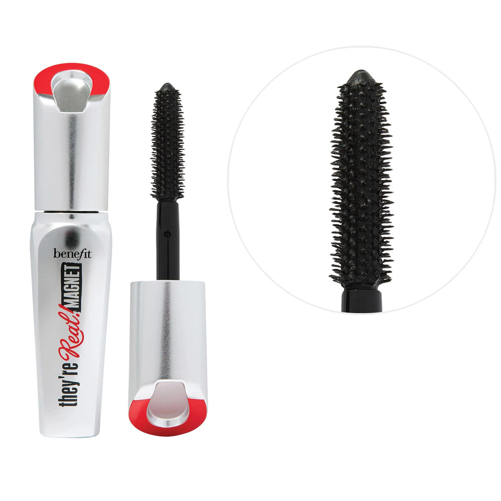 Benefit Cosmetics They're Real! Magnet Extreme Lengthening Mascara: Long-Lasting, Lifting, & Paraben-Free for Visibly Longer Lashes Benefit They're Real! Magnet Mascara: Extreme Length & Lift lengthening mascara, lifting mascara, long wear mascara, paraben-free mascara, magnetic mascara, extreme lengthening mascara, Benefit Cosmetics mascara, long lasting mascara, mascara for long lashes, volumizing and lengthening mascara, Mascara, Eye Makeup, Makeup, long-lasting makeup, ethically conscious beauty product