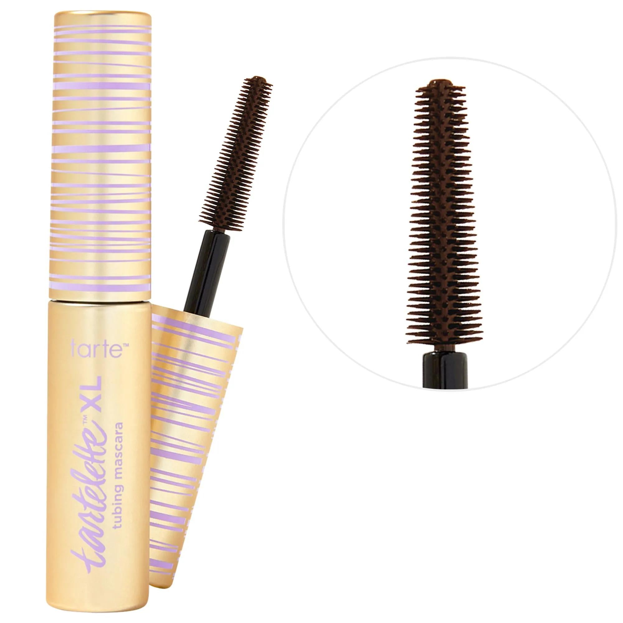 mini tartelette™ XL Tubing Mascara for Lengthening & Volumizing Lashes - Long-Lasting, Smudge-Proof, Cruelty-Free mini tartelette™ XL Tubing Mascara - Long-Lasting, Smudge-Proof tubing mascara, long-lasting mascara, smudge-proof mascara, lengthening mascara, volumizing mascara, cruelty-free cosmetics, clean beauty, mini tartelette™, lash enhancement, nourishing mascara, XL length, lift and lash love, shea butter, TLC Complex, Niacinamide, Biotin, Panthenol, formaldehyde-free, sulfate-free, mineral oil-free,