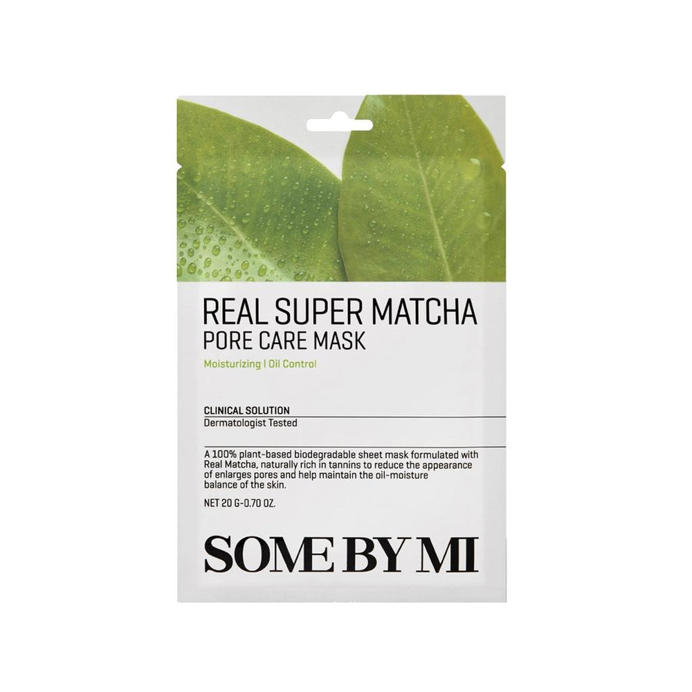 Some By Mi Matcha Real Care Mask Pore Care Sheet 20g