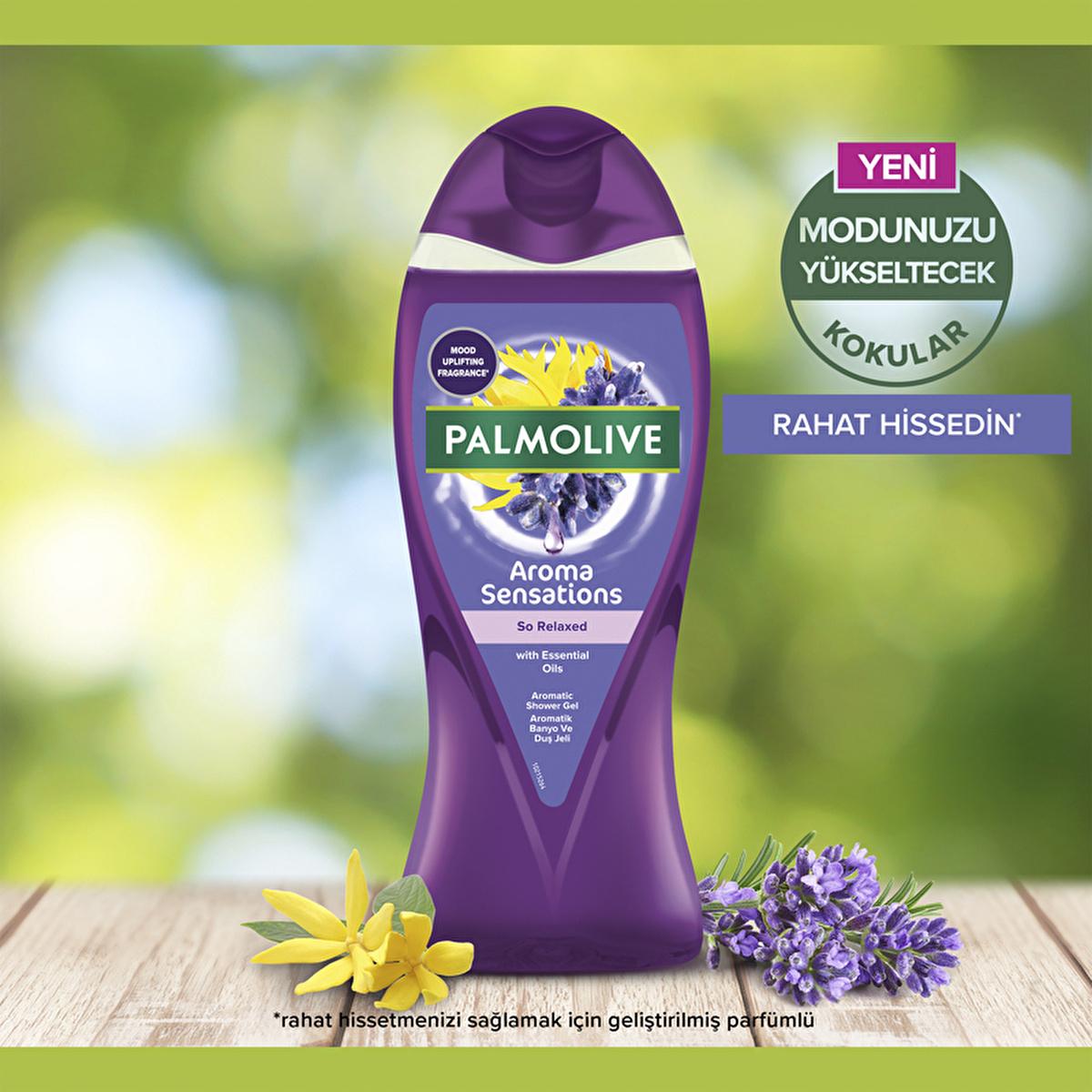 Palmolive Aroma Sensations So Relaxed Aromatic Shower Gel with Lavender &amp; Ylang Ylang - Natural, Relaxing, 25.36 fl oz Palmolive So Relaxed Shower Gel - Natural &amp; Relaxing aromatic shower gel, relaxation shower gel, natural shower gel, lavender shower gel, Ylang Ylang shower gel, Palmolive Aroma Sensations, So Relaxed, natural ingredients, relaxation, stress relief, calming shower gel, fragrant personal care, wellness, self-care, shower essentials, bath and body products, relaxation gifts, spa day at home