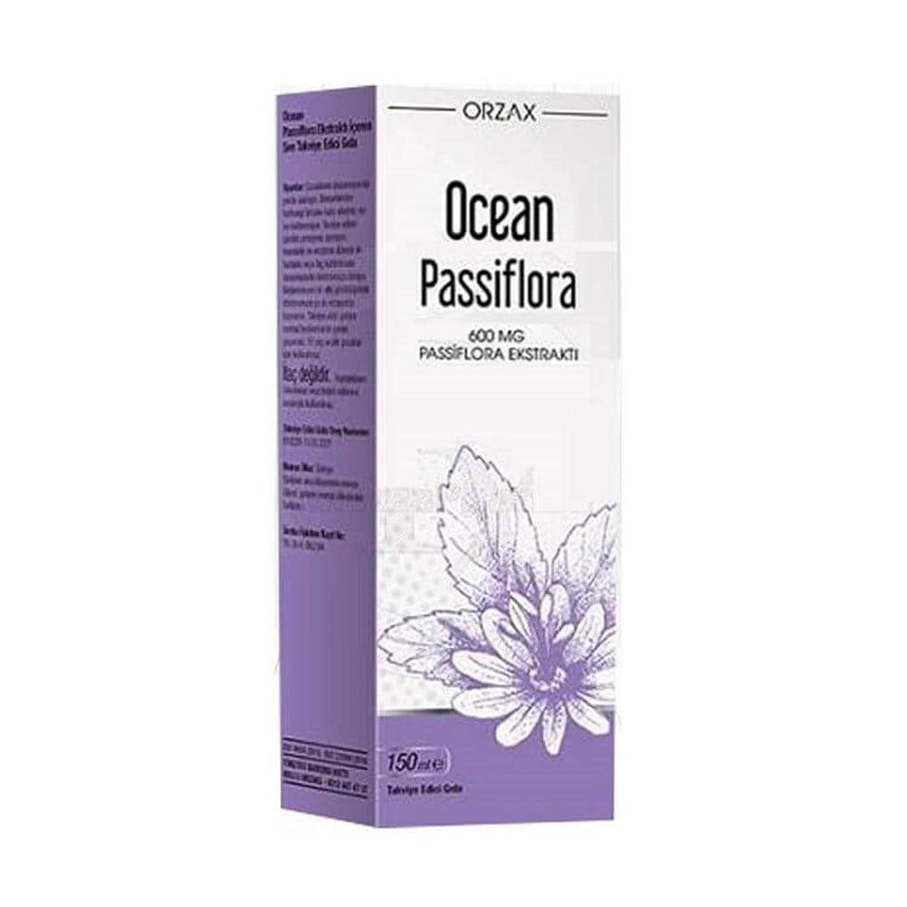 Ocean Passiflora Syrup Dietary Supplement - Natural Relaxation Aid with 600mg Passiflora Extract per 5ml Serving - image 2