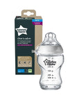 Tommee Tippee Closer to Nature Baby Bottle, 8.45 fl oz, Anti-Colic, BPA-Free Tommee Tippee Baby Bottle - Anti-Colic & BPA-Free baby bottle, natural feeding, anti-colic, BPA-free, Tommee Tippee, Closer to Nature, 8.45 fl oz, baby feeding, newborn essentials, baby care