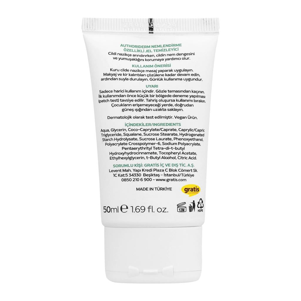 Authoriderm Moisturizing Cleansing Gel for Dry Skin 50 ml