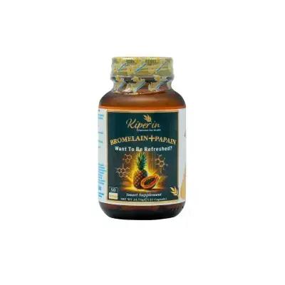 Kiperin Digestive Enzyme Supplement with Bromelain & Papain - Natural Protein Digestion Support for Improved Gut Health Kiperin Bromelain & Papain Digestive Enzyme Supplement Digestive Enzyme Supplement, Bromelain, Papain, Protein Digestion Support, Natural Digestive Health, Dietary Supplement, Gut Health, Digestive Comfort, Enzyme Supplement, Health Supplements, Wellness Products