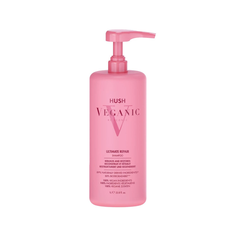 Hush Veganic Ultimate Repair Shampoo for Damaged Hair 1000 ml