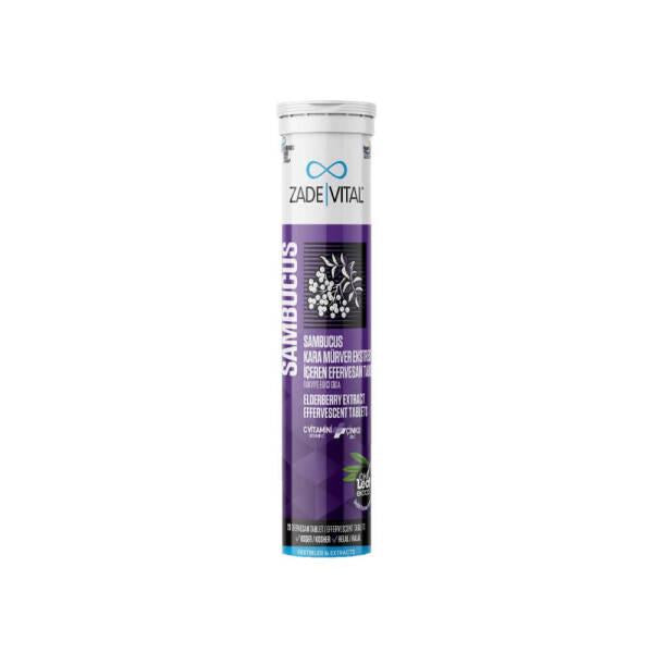 Zade Vital Elderberry Supplement Effervescent Tablets - Boosts Immune System with Elderberry Extract, Vitamin C & Zinc - image 3