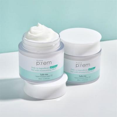 Make Prem Safe Me Relief Moisture Cream - Natural Hydrating Cream for Sensitive Skin, 2.71 fl oz Make Prem Moisturizing Cream for Sensitive Skin Moisturizing Cream, Natural Skincare, Sensitive Skin Care, Hydrating Cream, Squalene Moisturizer, Natural Moisturizer, Sensitive Skin Moisturizer, Hydrating Skincare, Skincare for Sensitive Skin, Make Prem, Natural Ingredients, EWG Green, Artificial Fragrance-Free