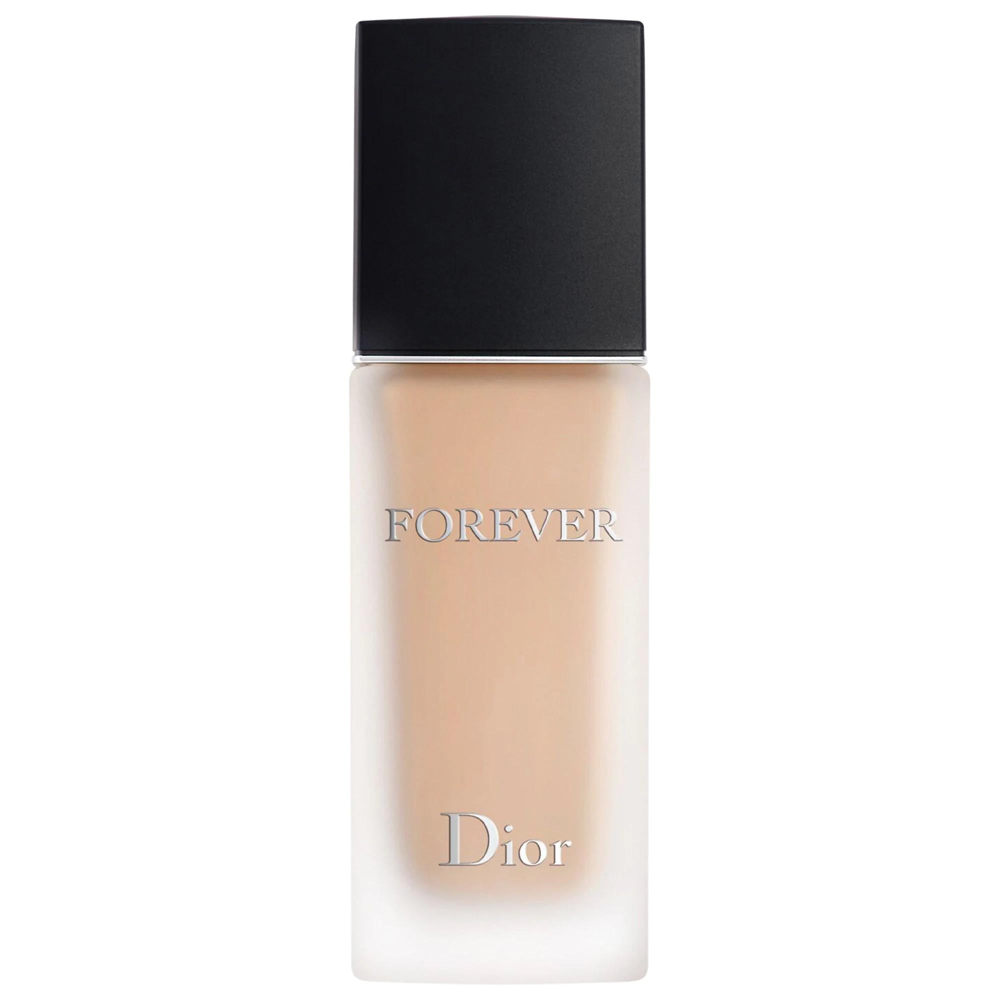 Dior Forever Matte Foundation SPF 15: 24H Transfer-Proof, Full Coverage, Skin Improving &amp; Pore Minimizing Foundation Dior Matte Foundation SPF15: Flawless, Transfer-Proof &amp; Long-Lasting matte foundation, long lasting foundation, transfer proof foundation, foundation with SPF, medium coverage foundation, full coverage foundation, Dior foundation, skin improving foundation, recyclable foundation packaging, foundation for oily skin, foundation, makeup, face makeup, beauty, cosmetics, long-wear foundation, skin