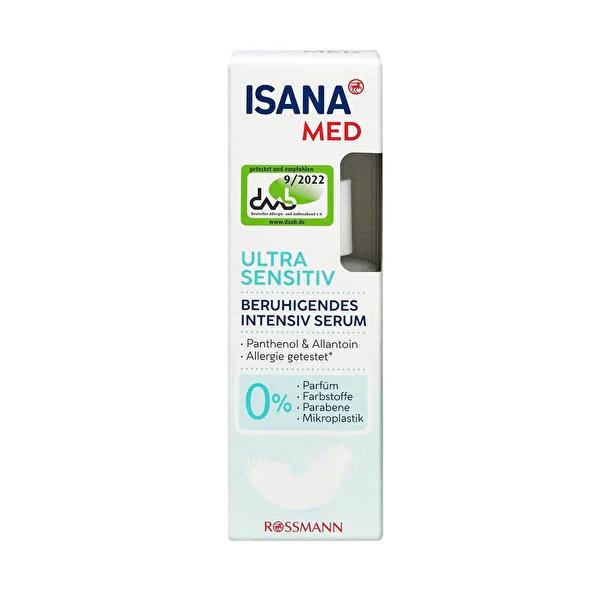 Isana Med Ultra Sensitive Facial Serum: Soothing Relief for Irritated Skin, Vegan, Dermatologically Tested, Pantenol &amp; Allantoin, 1.01 fl oz Isana Med Serum: Soothe Sensitive Skin | Vegan &amp; Allergy Friendly sensitive skin serum, vegan facial serum, soothing serum for sensitive skin, dermatologically tested serum, allergy-friendly serum, Isana Med Serum, ultra sensitive serum, pantenol allantoin serum, evening primrose oil serum, irritation relief serum, facial serum, sensitive skin, vegan, dermatologically 