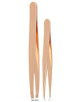 Eklips 2-Piece Tweezer Set for Precise Hair Removal - Eyebrow Grooming, Facial Hair Removal Tools - view 3