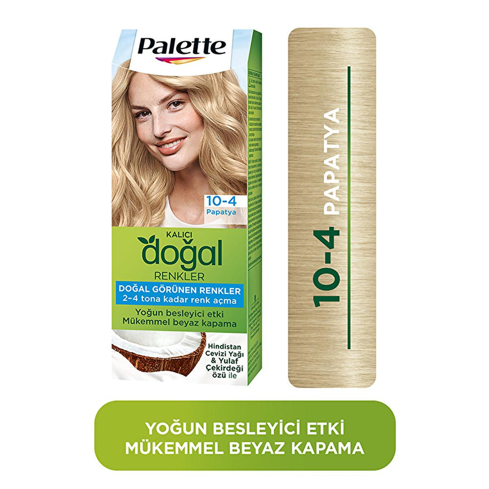 Palette Natural Permanent Hair Dye - Long-Lasting Color with Natural Ingredients - Hair Dye