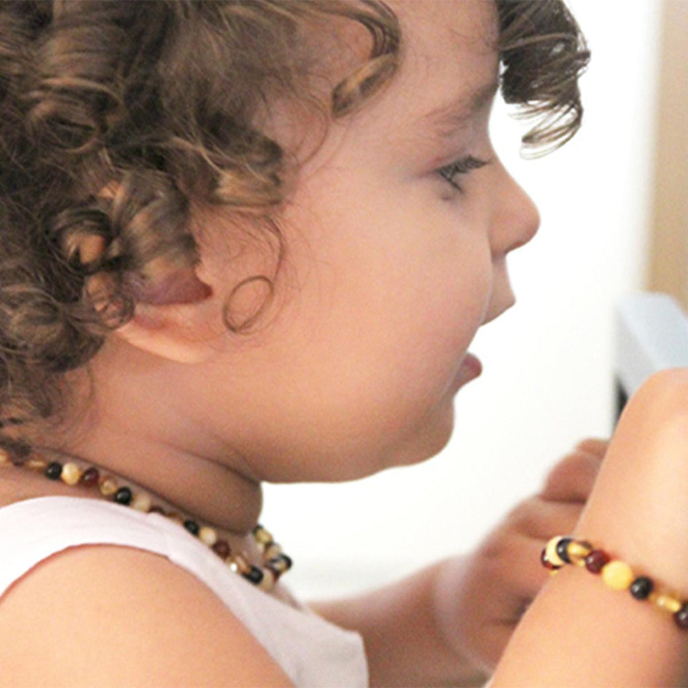 Babyjem Baby Amber Necklace for Teething Relief - Natural Amber Jewelry for Babies, Teething Accessories - view 7
