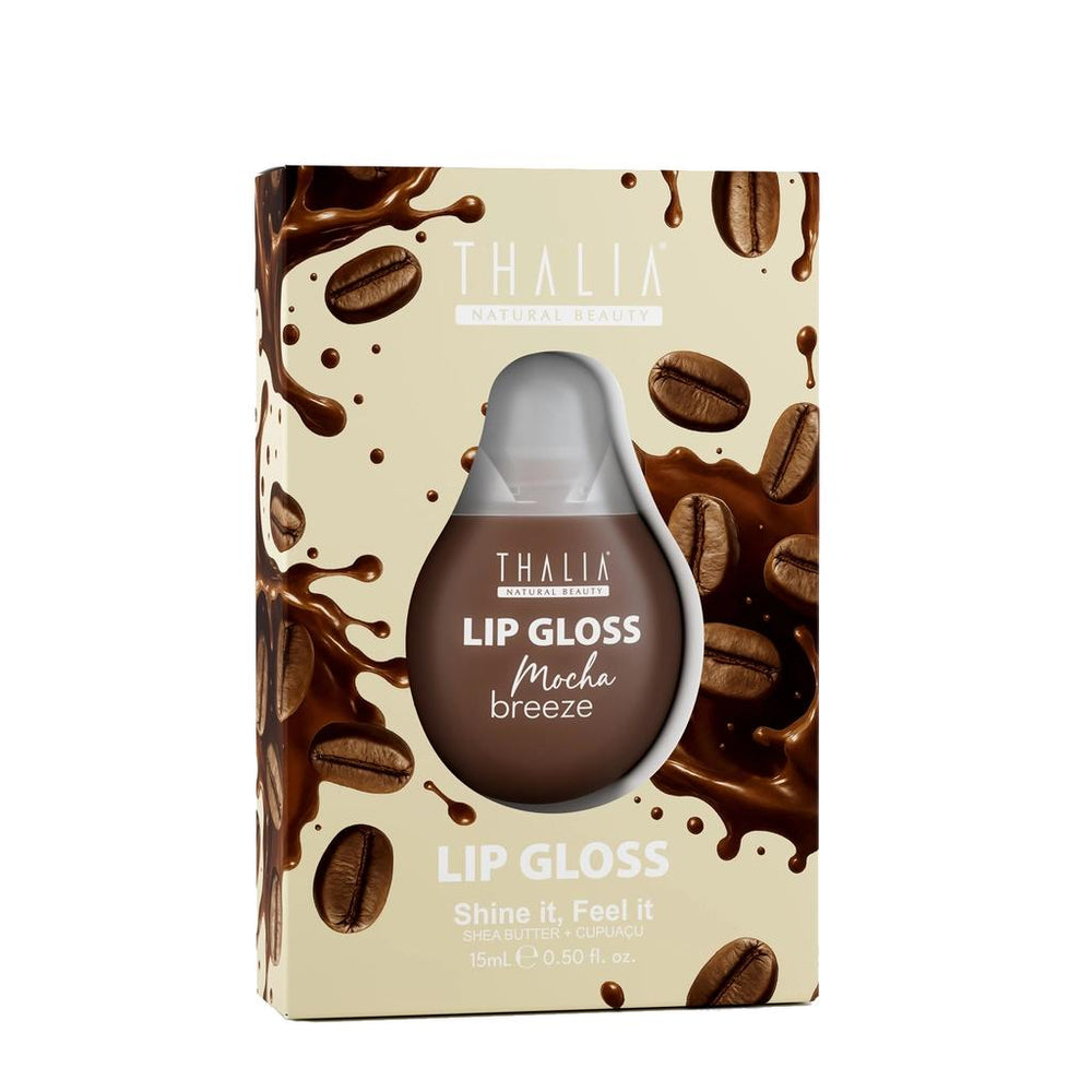 Thalia Lip Gloss in Mocha Breeze for High-Shine Hydration 15 ml