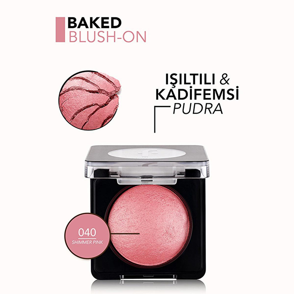 Flormar Shimmer Pink Baked Blush: High Pigment, Natural Glow, Vitamin E - Radiant Finish for All Skin Types Flormar Baked Blush: Shimmer, High Pigment | Radiant Glow Flormar blush, baked blush, shimmer blush, high pigment blush, natural glow blush, vitamin E blush, pink blush, radiant finish blush, long lasting blush, makeup blush, blush, makeup, cosmetics, shimmer, radiant, glow, vitamin E, long-lasting, high pigment, natural look, healthy glow, versatile, bronzer, highlighter, face makeup, cheek color, pi