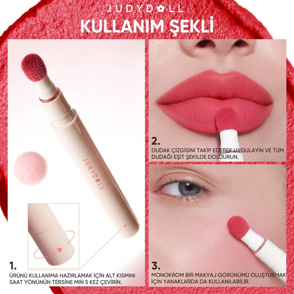 Judydoll Creamy Matte Lipstick D10 The Idol Pink 3.5g