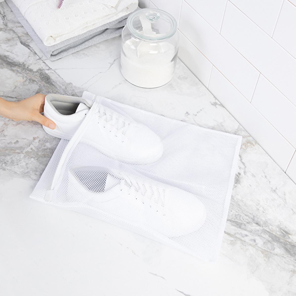 Ocean Home Shoe Washing Bag - White, 35x40cm - Protects &amp; Cleans Delicate Shoes - view 4